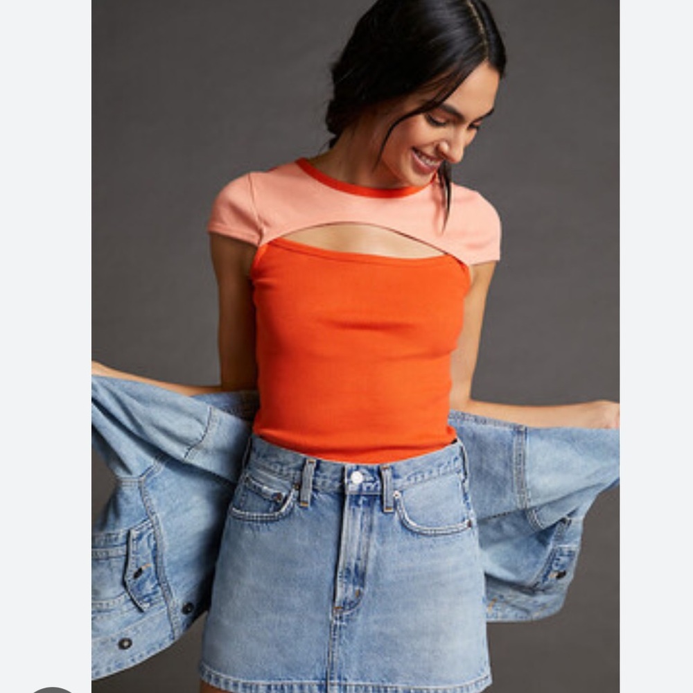 Maeve Colorblock Tee